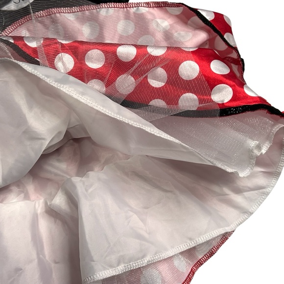 Spirit Halloween Disney Minnie Mouse Polka Dot Dress Costume Set size 12-18M NWT - Picture 4 of 9